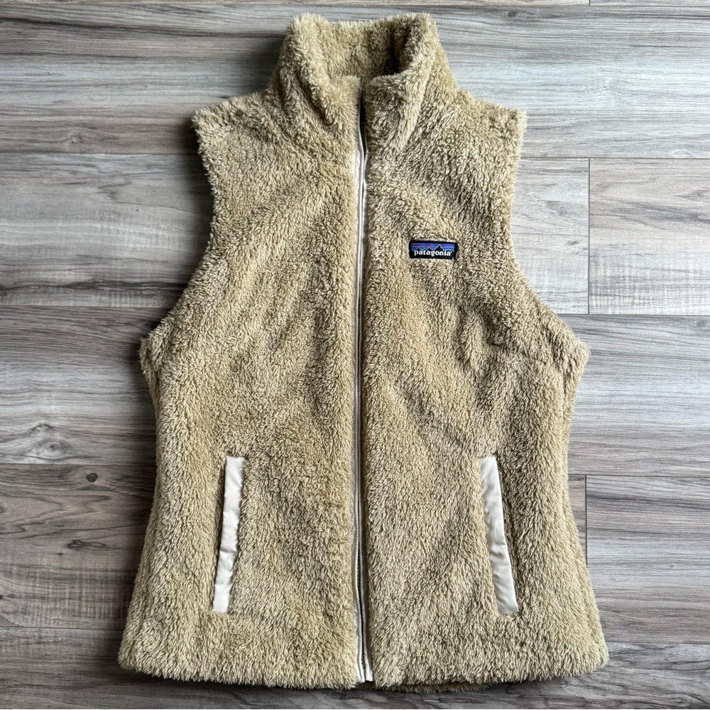 Patagonia Los Gatos Khaki Fleece Vest